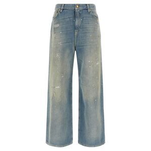 Golden Goose Blue Cotton Boyfriend Women's Jeans
